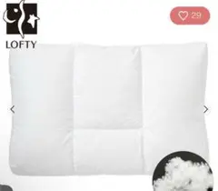LOFTY ロフテー快眠枕スマート ポリエステル粒わた ホワイト（ヌード）