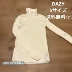 【送料無料】DAZY☆リブタートルニット☆Sサイズ