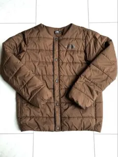 ノースフェイス 140 ブラウン マイクロゼファーカーディガン アウター