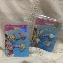 ディズニープリンセス　ヘアゴム 2セット
