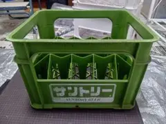 ビールケース 2個 中瓶 キリンビール 瓶ケース コンテナ 昭和レトロ