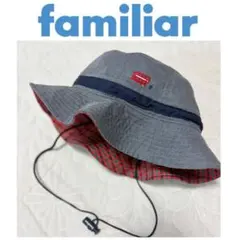 ファミリア　帽子　ハット　ファミリアチェック