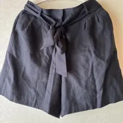 beams LAPIS LUCE ウール混 ショートパンツ ブラック 38のサムネイル