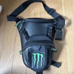 モンスターエナジー ウエストポーチ ボディバッグ 歯布字左M【現物撮影 