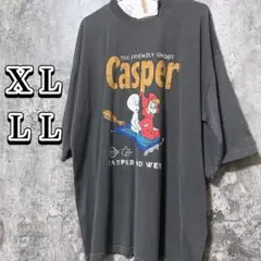 ＊新品＊　キャスパー　半袖Tシャツ　かすれプリント　海外アニメ映画　ＬＬ　ＸＬ
