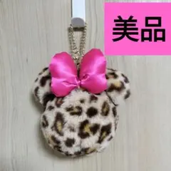 【最終値下げ】東京ディズニーランド　ミニーマウス　ヒョウ柄ポーチ