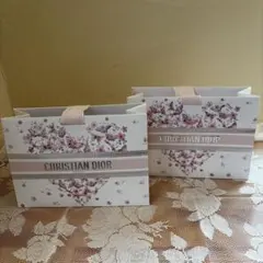 DIOR 2026年　春限定ショッパー　ギフトバッグ　2枚