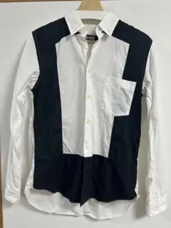 ブラックコムデギャルソン / オーバーサイズロングシャツ 白 ブラックコムデギャルソン / オーバーサイズロングシャツ 白
