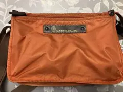 CASTELBAJAC ショルダーバッグ オレンジ 軽量ナイロンバッグ　斜め掛け