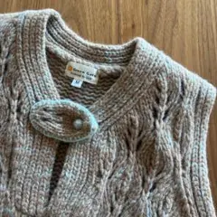 ユナイテッドアローズ　ケーブル編みニットベスト M