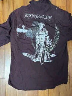 お兄系　v系　柄シャツ　平成グランジ　archive 長袖shirt