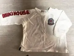 ミキハウス　長袖　カットソー　90㎝　白