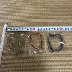 アクセサリー　3連ブレスレット　3個セット