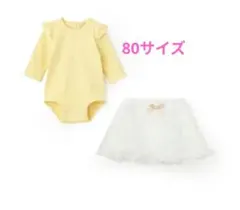 プティマイン　ベビーロンパース　ワンピース　バースデー