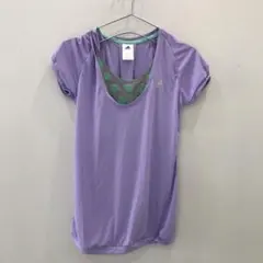 日*1様 J2030 アディダス 半袖スポーツウェア パープル レディース L