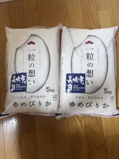 ジ*ア様 タイムセール‼️R7年産北海道美唄市産 ゆめぴりか 5kg×2袋のサムネイル