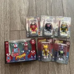 BE@RBRICK スパイダーマン ハッピーくじD賞　＋ベアブリック賞