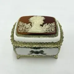 小樽オルゴール堂 レトロカメオオルゴール ジュエリーボックス