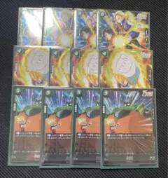 人造人間17号18号sr ベジータsr 孫悟空r 4枚セット