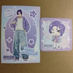 ブルーロック　御影玲王　イラストカード　コースター　コラボカフェ本舗