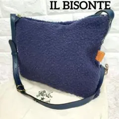 IL BISONTEイルビゾンテ ふわもこボアショルダーバッグ クロスボディ美品