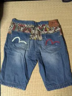 EVISU エヴィス カモメ ハート デニムパンツ 5977 EVISU エヴィス Lot.2001 No.1 SPECIAL カモメ プリント デニム