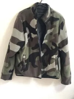 迷彩柄フリースジャケット・キルティング