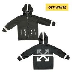 OFF-WHITE リフレクター ジャケット XL ブラック 120 130
