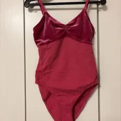 Energetiks ピンクベルベットレオタード Adults Small