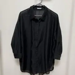 GLACIERブラック シャツ Lサイズ