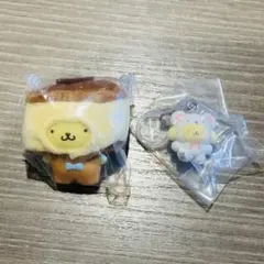 サンリオ めじるしアクセサリー ふわふわスノー ガチャ プリン　ちびっとも