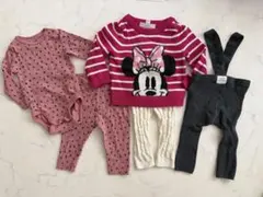 ベビー服 4点セット H&M GAP Disney 70cm ミニーマウス