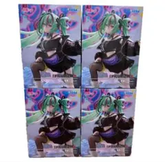 4個 初音ミクシリーズ FIGURIZMα 初音ミク-Punk ! フィギュア