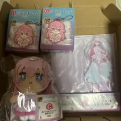 グッスマくじ　巡音ルカ　ぬいぐるみマスコット　アクリルスタンド　ラバーチャーム