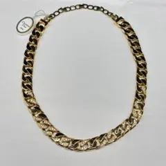 美品【ディオール本物】ネックレス/ゴールド/ビンテージ/ラインストーン