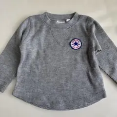CONVERSE⭐️グレー 長袖 Tシャツ　80