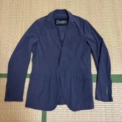 【HERNO】46 ネイビー テーラードジャケット　ビジネス　スーツのサムネイル