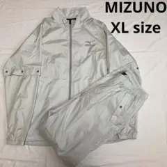 mizuno golf レインウェア セットアップ上下 XLサイズ オフホワイト
