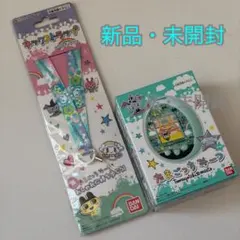 【新品・未開封】たまごっちみーつ マジカル グリーン　ネックストラップセット 新品・未開封】たまごっちみーつ マジカル グリーン ネックストラップ