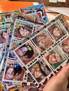 最強ジャンプ5月号付録 ワンピースホロステッカー6枚セット - メルカリ
