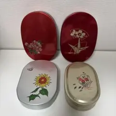 昭和レトロ　ヴィンテージ　アルミお弁当箱 4個セットのサムネイル