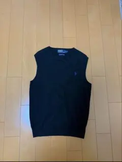 Polo by Ralph Lauren ブラック Vネック ベスト S