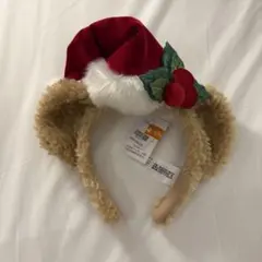 新品未使用/香港ディズニー/ダッフィーカチューシャ/クリスマス