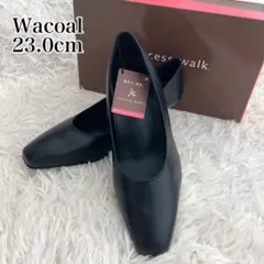 【23.0cm】新品未使用品 ワコール サクセスウォーク パンプス 3E 黒のサムネイル