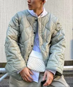 チャオパニック　ミリタリー　ビッグシルエット　キルティングライナージャケット