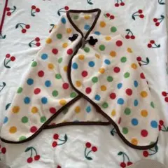 ミキハウス　ベビーポンチョ　ブランケット