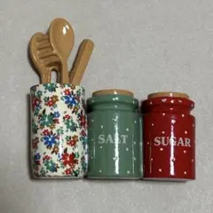 マグネット　ソルト　シュガー　キッチン　ドット