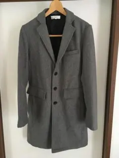未使用品　improvesのグレーのコート　メンズSサイズ