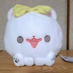 ポメラニアンもち おめかしリボン　ぬいぐるみBIG Part2 コンプ もち(イエロー)】ポメラニアンもち おめかしリボンぬいぐるみBIG part2