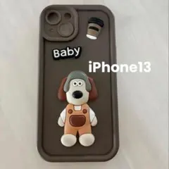 iPhone 13 シリコーン タイプ ブラウン スマホ ケース SHEINのサムネイル